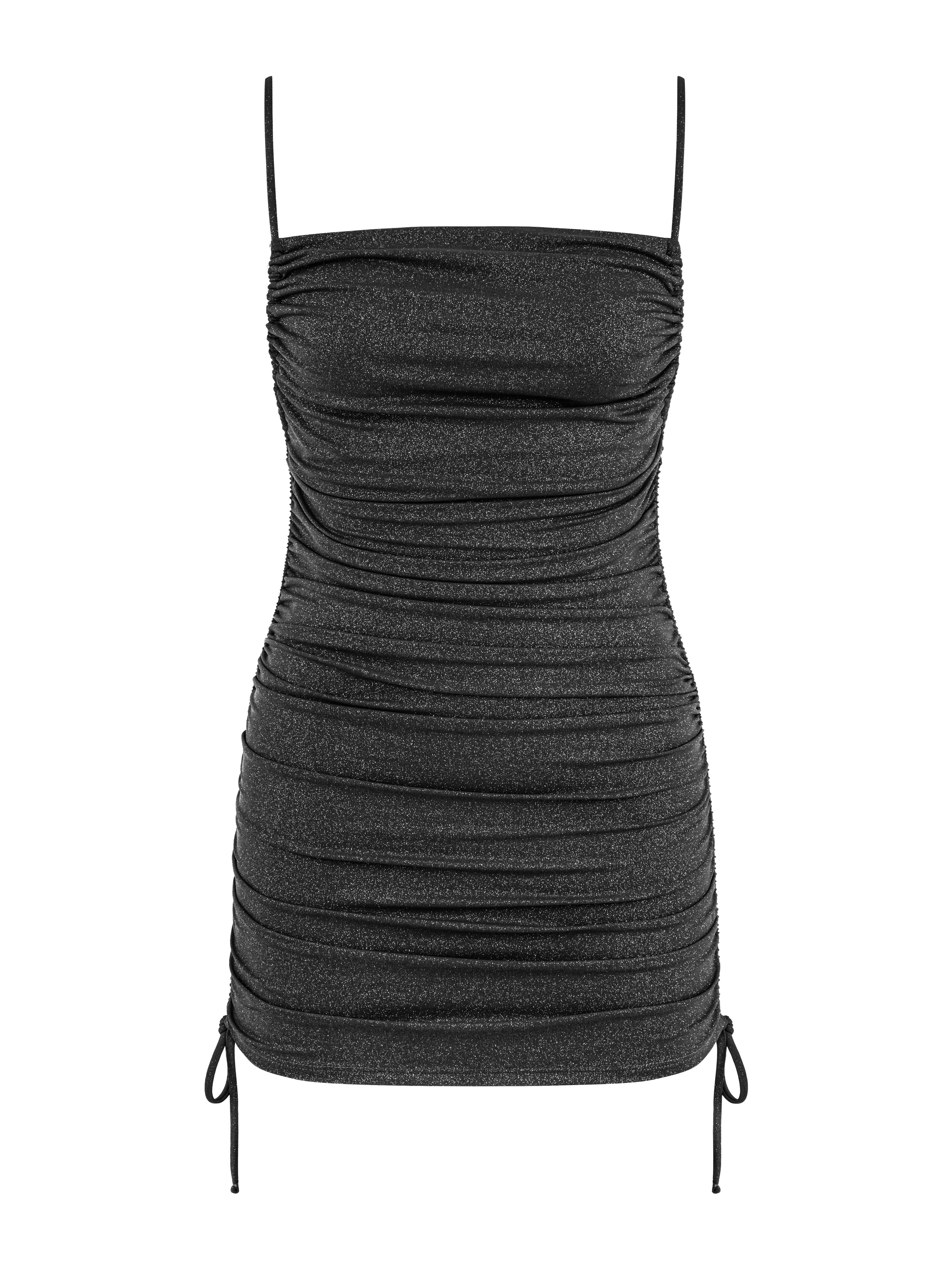 VENUS MINI GLITTER BLACK DRESS LILYROSE INT VENUS MINI GLITTER BLACK DRESS LILYROSE INT
